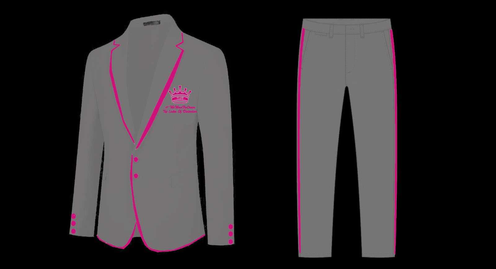 TLOD Diva Supreme Gray Pant Suit Pant Suit Pre - Order - Diva Starr Boutique